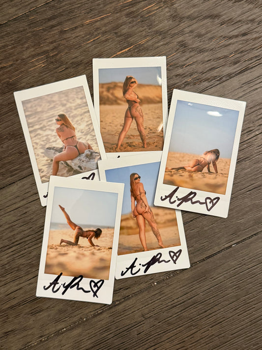 Signed Mini Polaroid
