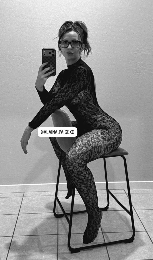 Laced Leopard Body Suit Mini Polaroids (signed)