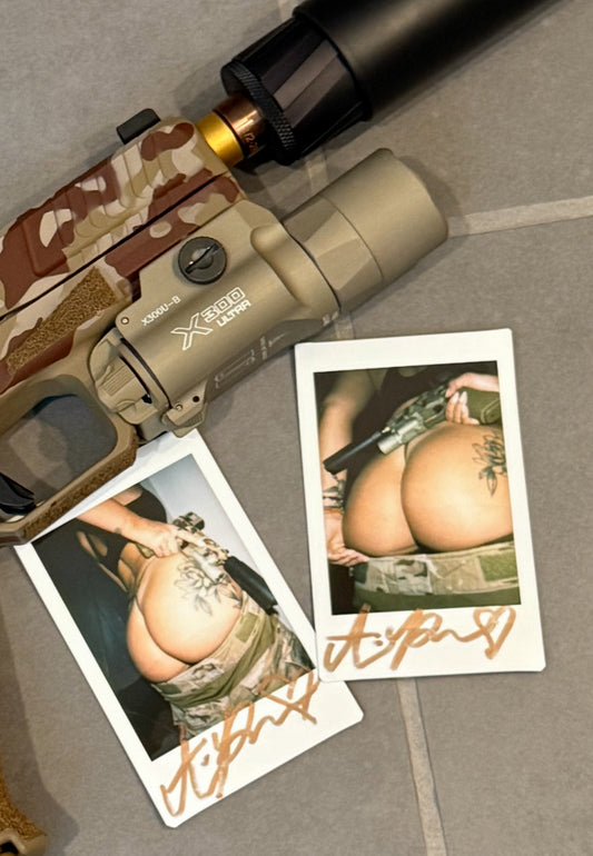 Signed Mini Polaroid